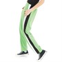 French Connection Womens Crepe Tapered Panel Joggers Poise Green/White/Black