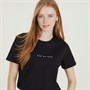 French Connection Womens FCUK Cool As Fitted T-Shirt Black/White