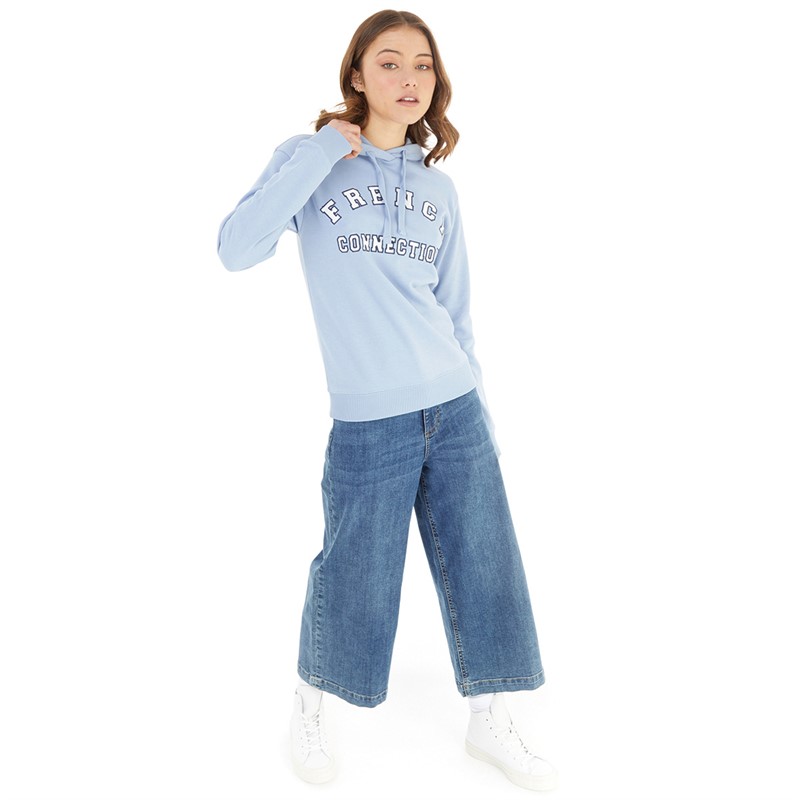 Washed blue hoodie on sale