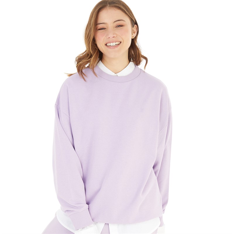 Buy French Connection Womens FC Oversized Sweatshirt Washed Lilac