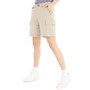 French Connection Womens Cargo Pocket Shorts Stone