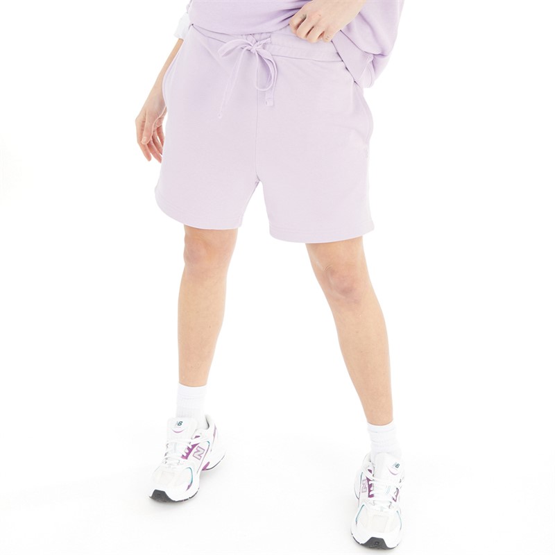 French Connection Womens FC Sweat Shorts Washed Lilac