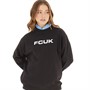 French Connection Womens FCUK Oversized Sweatshirt Black/White