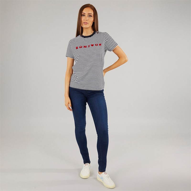 French Connection Womens Skinny Jeans Indigo Clean