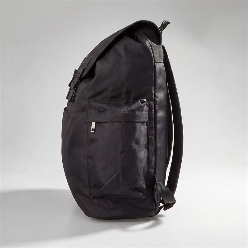 French Connection Mens FC Rucksack Black/Gunmetal