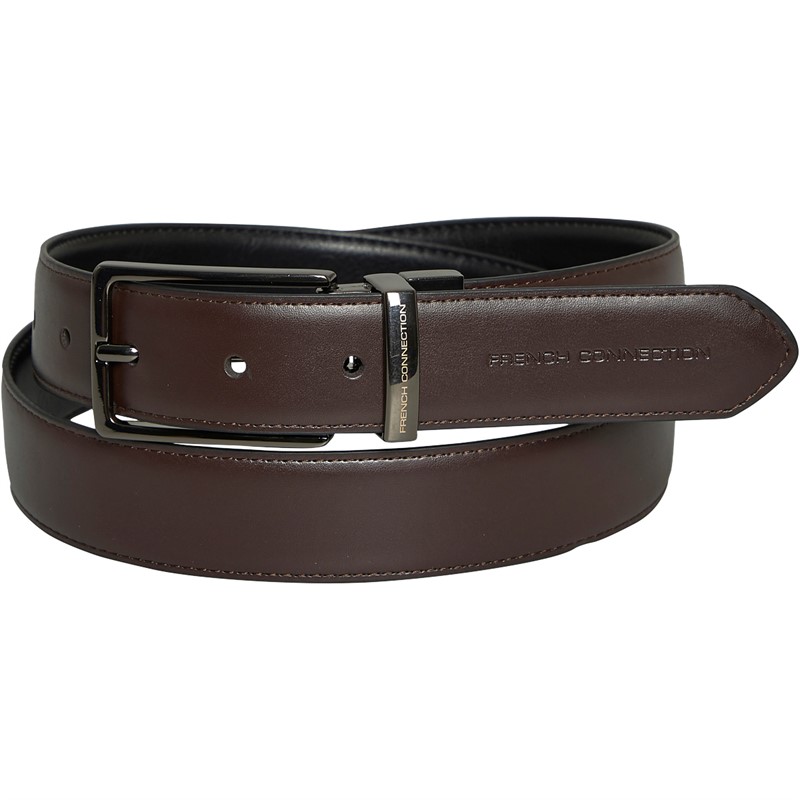 hugo boss reversible belt black brown