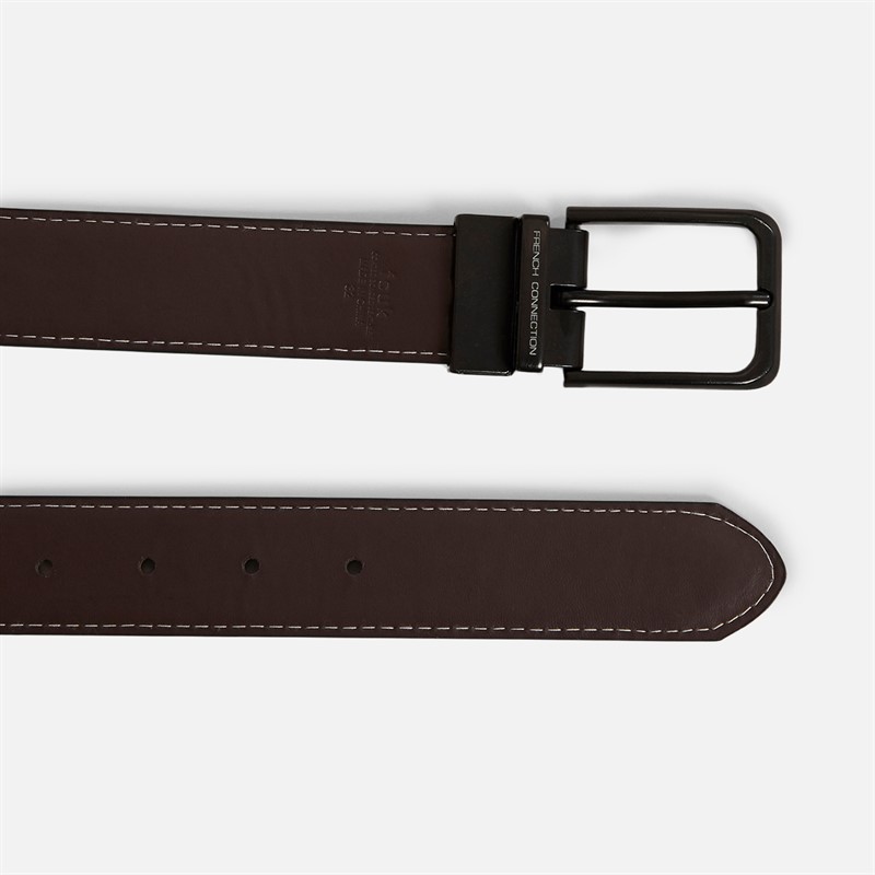 French Connection Ceintures Stitch Line Reversible Homme Multicolore