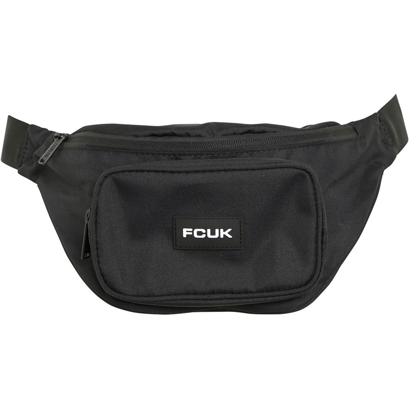 Buy French Connection Mens FCUK Bumbag Black White