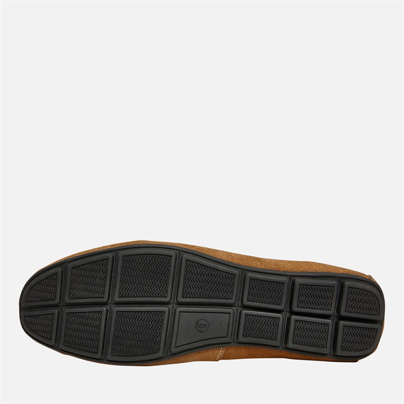 French Connection Herre Suede Driving Hyttesko Brun