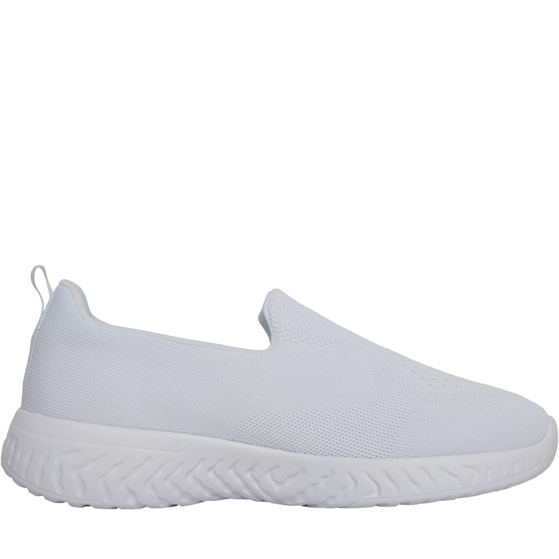 Buy French Connection Mens V5 Slip On Trainers White Mono
