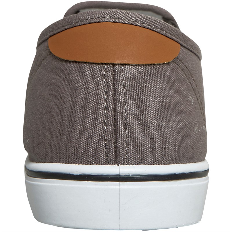 French Connection Deck slip-on canvas pumps dla niego kolor szary