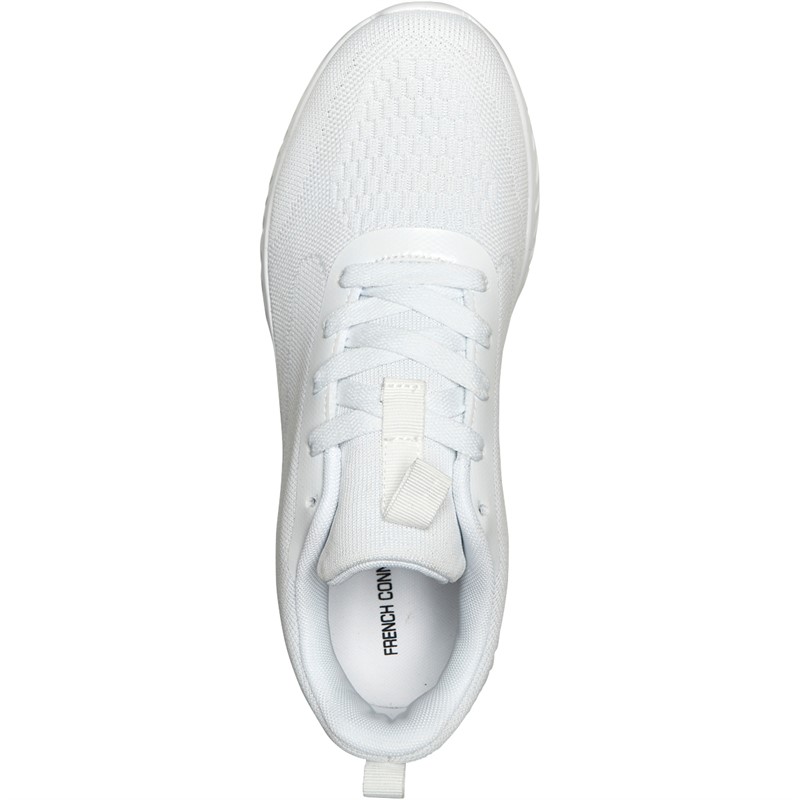 French Connection Hvid V5 Lace-Sneakers Herre Mono