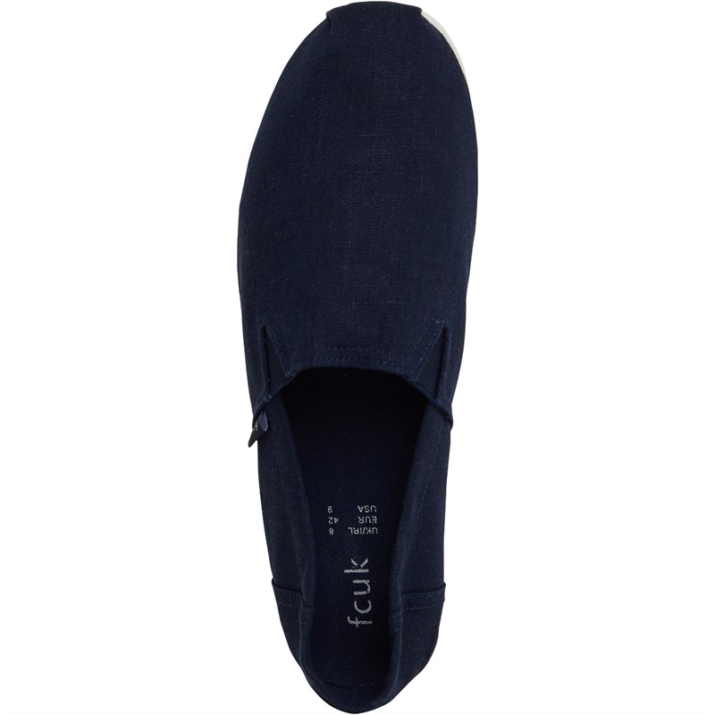 French Connection Mens FCUK Espadrilles Marine