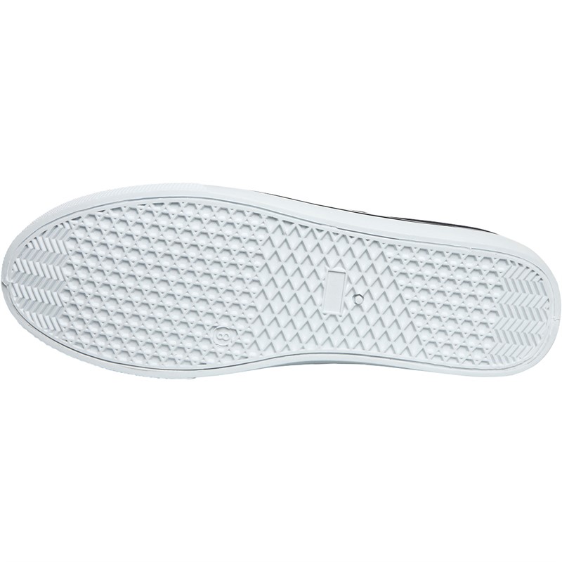 French Connection Deck slip-on canvas pumps dla niego kolor granatowy