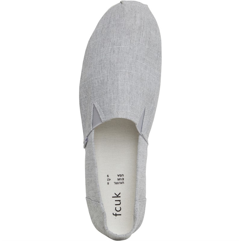 French Connection Espadryle dla niego kolor jasnoszary