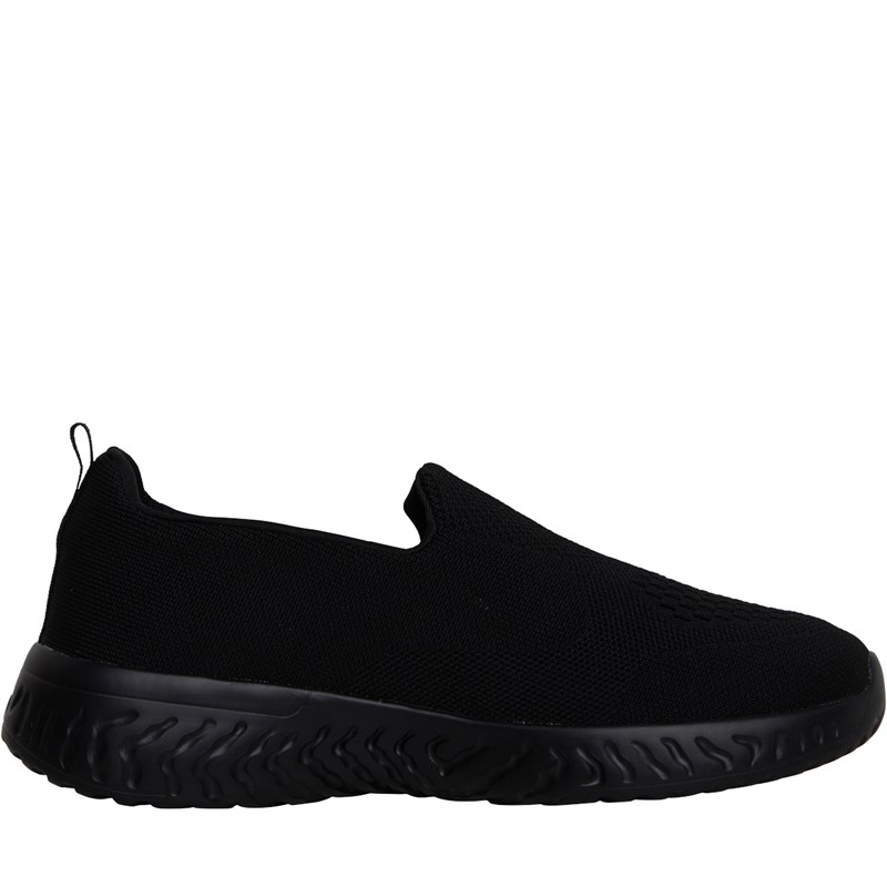 Buy French Connection Mens V5 Slip On Trainers Black Mono