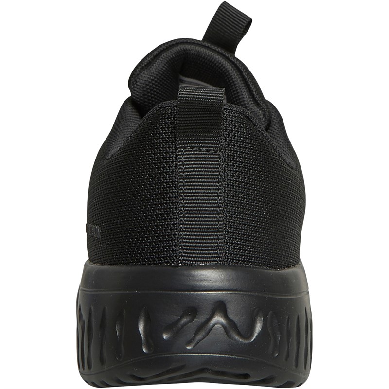 French Connection Womens V5 Lace Trainers Black Mono