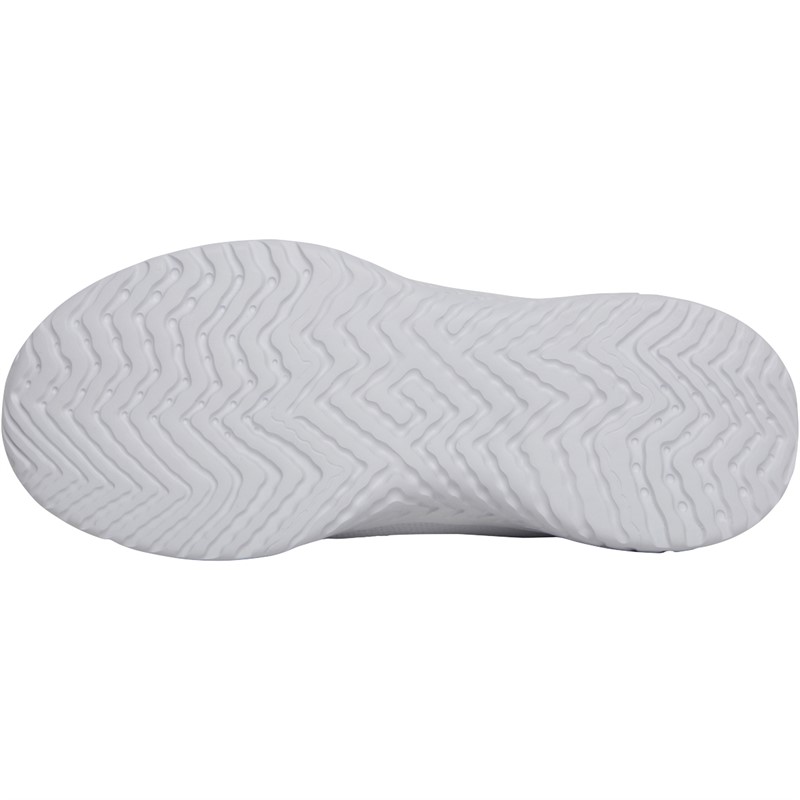 French Connection Womens V5 Slip-On Trainers White Mono