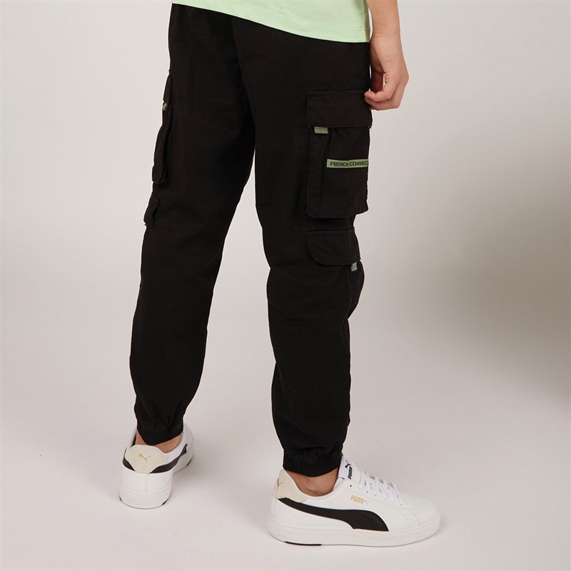 French Connection Jungen Zone Cargohosen Schwarz