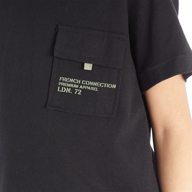 French Connection Drenge Store T-shirts Sort