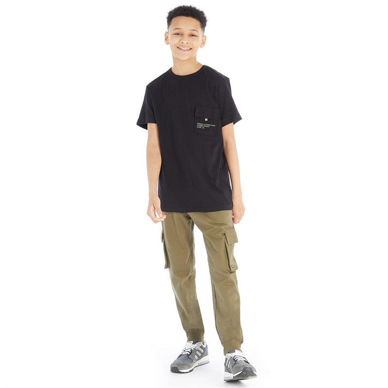 French Connection Drenge Store T-shirts Sort