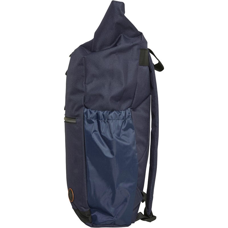 French Connection Mens Lambert Roll Top Backpack Navy