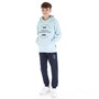 French Connection Boys Chord Hoodie And Joggers Set Sky/Navy