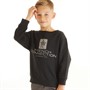French Connection Boys Checkout Crew Sweatshirt Black