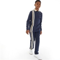French Connection Boys By Line Zip Polo And Joggers Co-Ord Set Marine
