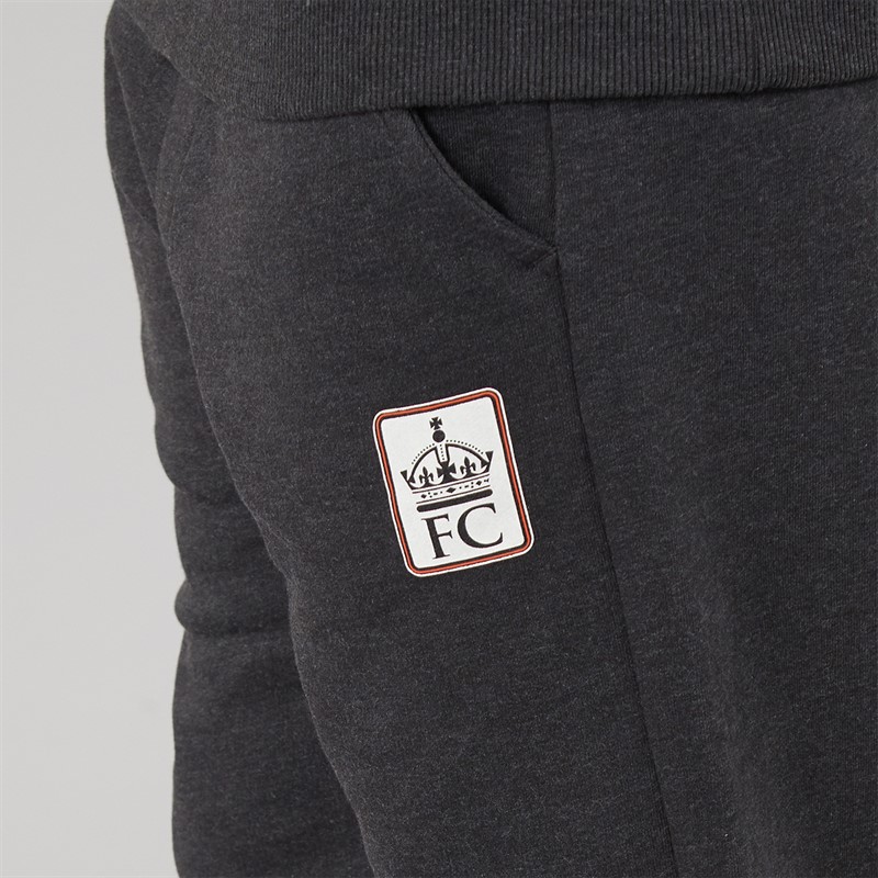 French Connection Boys Perspex O Head Hoodie Charcoal Mel