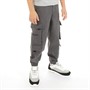 French Connection Boys Zone Cargo Pants Charcoal Mel/White