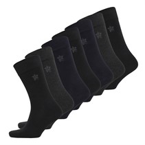 French Connection Mens Seven Pack Socks FC4 Black/Charcoal Melange