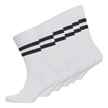 French Connection Mens Six Pack Stripe Socks White/Marine