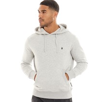 French Connection Mens Overhead Hoodie Light Grey Mel