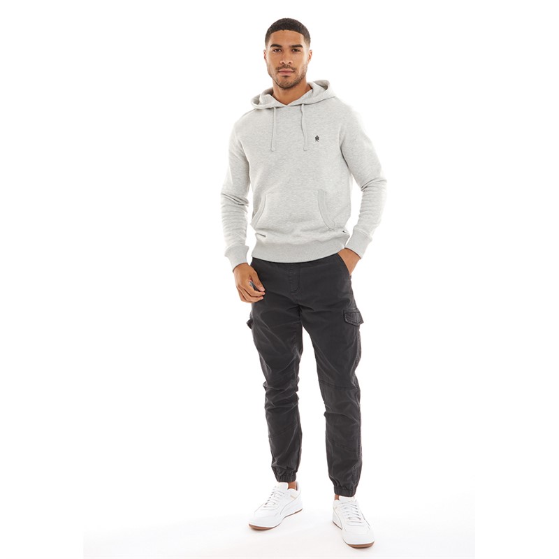 Buy French Connection Mens Overhead Hoodie Light Grey Mel