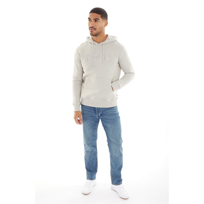 French Connection Bluza dla niego kolor kamienny szary