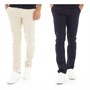 French Connection Mens Two Pack Chinos Marine/Stone