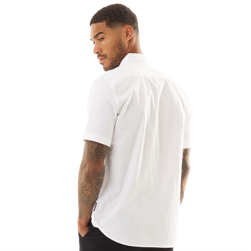 French Connection Mens Oxford Shirt White/Marine