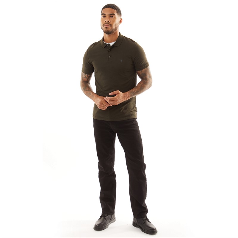 French Connection Mens Polo Dark Green/Marine