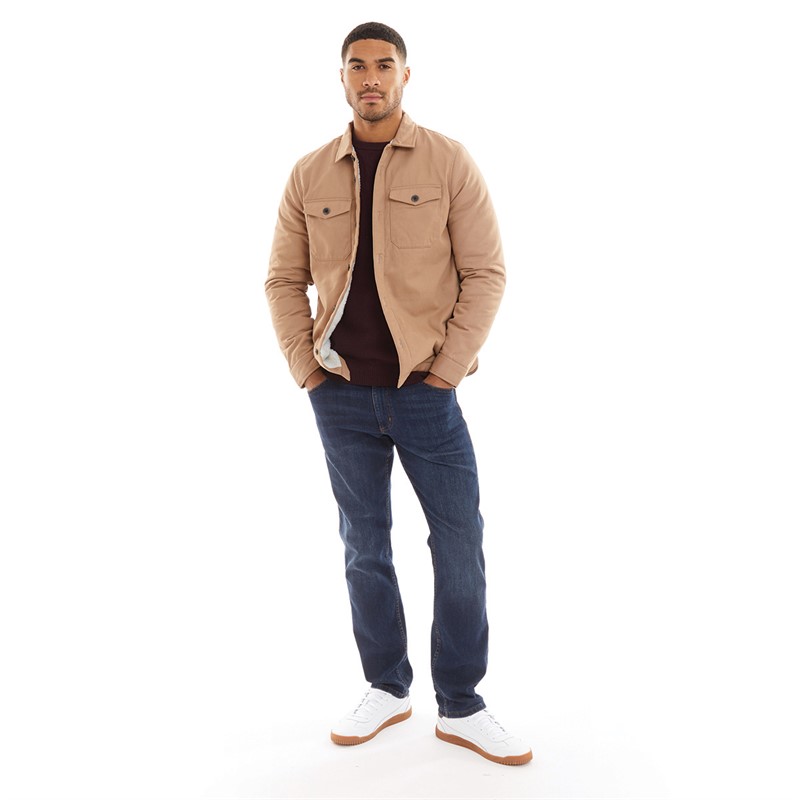 French Connection Chemise en molleton de travail Homme camel