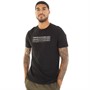 French Connection Mens Gradient T-Shirt Black