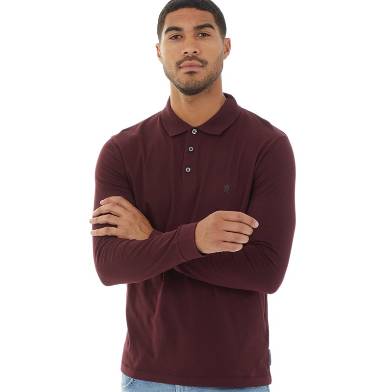 French connection long sleeve polo store