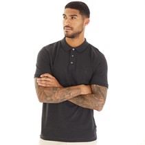 French Connection Mens Pique Polo Charcoal Mel/Marine