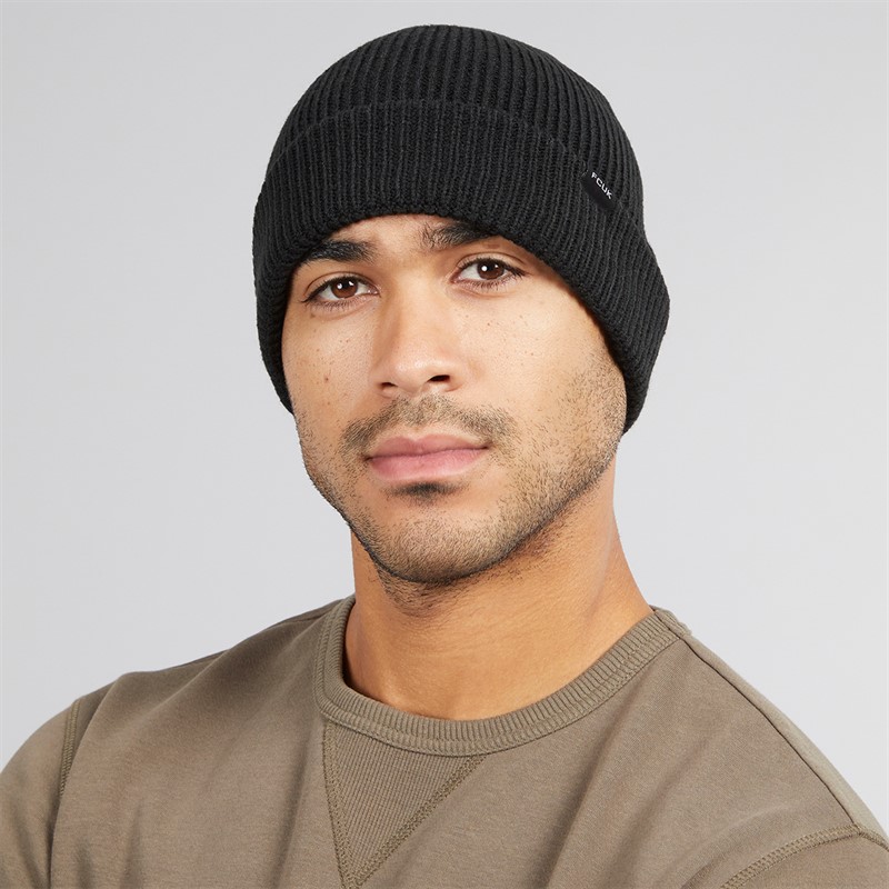 French Connection Czapka typu beanie FCUK dla niego kolor czarny