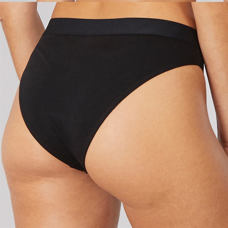 French Connection Womens Three Pack Vee Briefs Black
