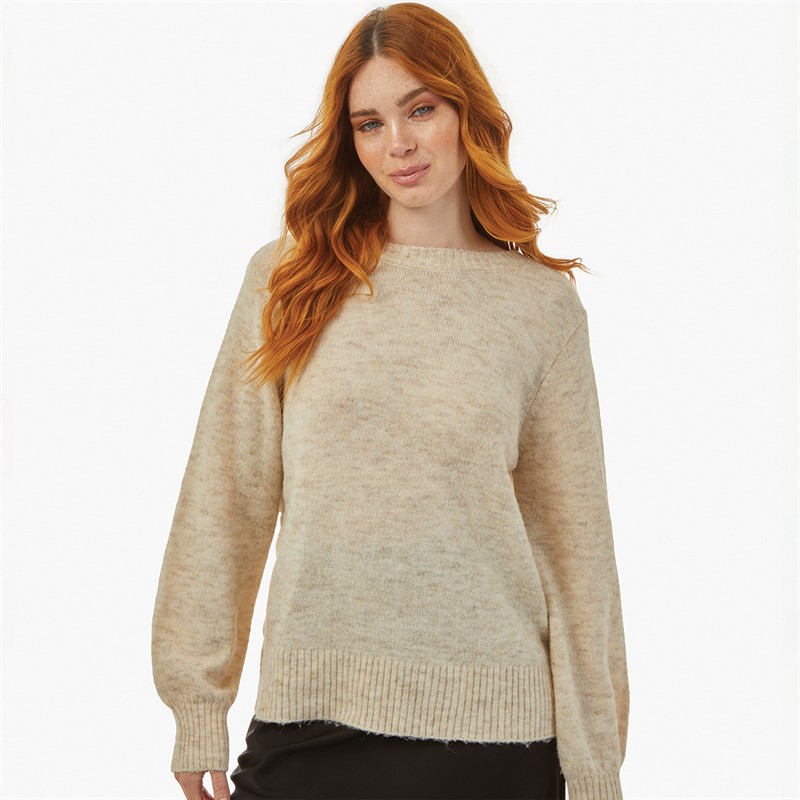 French Connection Womens Jumper Taupe Mel