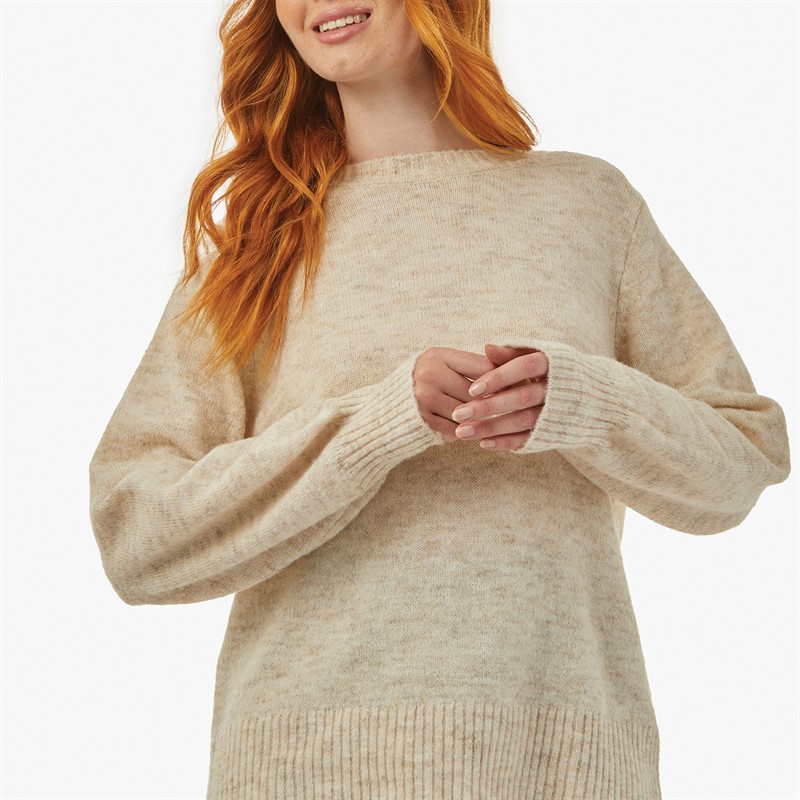 French Connection Womens Jumper Taupe Mel