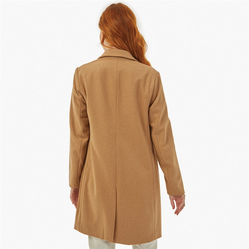 New look camel coat petite top