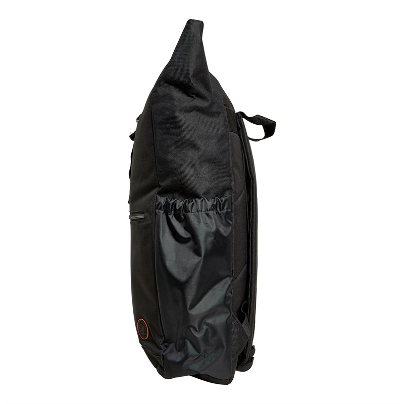 French Connection Mens Christophe Rolltop Backpack Black