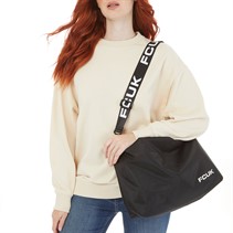 French Connection Womens FCUK Tote Bag Black